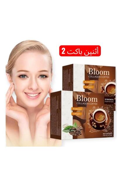 Bloom Coffee with Organic Collagen for Body Slimming, 20 sachets, two packs