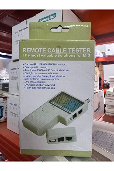 AUTO TESTER فاحص كيبل الانترنت كات6