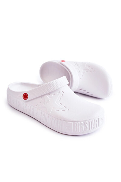 Big Star Shoes Papuci de casă ușori pentru bărbați Big Star II175003 Alb 44