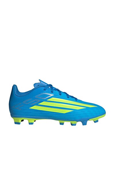 adidas حذاء كرة القدم F50 Club FG/MG للأطفال باللون الأزرق (JS1479)
