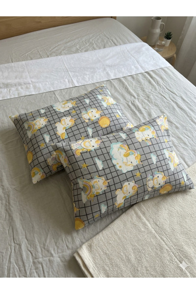 GOOD MORNİNG PAMUKKALE Unicorn D Patterned Pillowcase 2-Pack 50X70