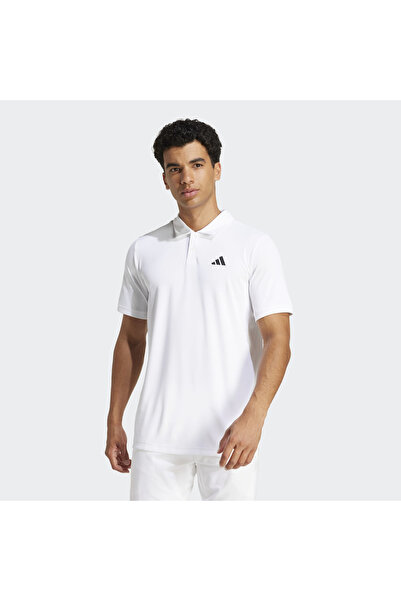 adidas Ανδρικό λευκό μπλουζάκι πόλο Club (JD8636)