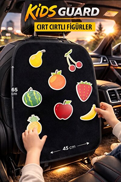 GM-DESIGN Kids Guard Car Seat Back Child Entertainment and Travel Activity Set