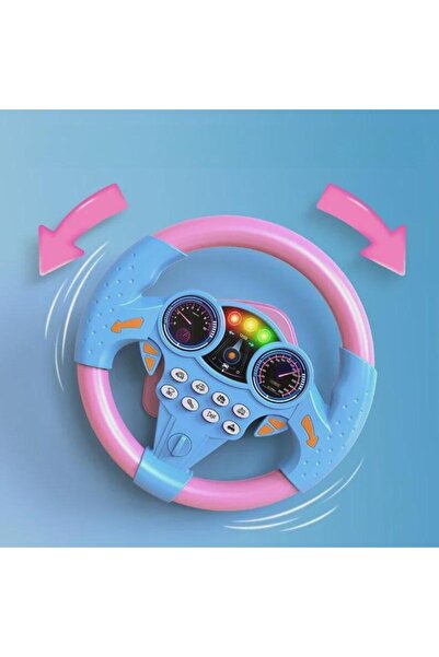 oemco Educational toy steering wheel for children, Driving simulation with li...