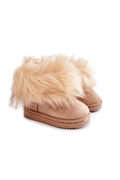 BOTO Children's Snow Boots With Fur Beige Ariana 35
