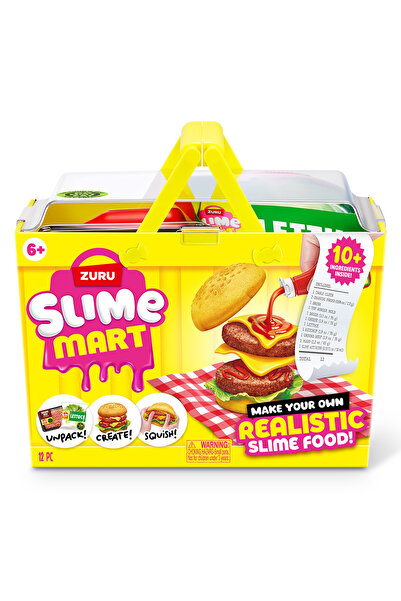 Noname Set de joaca cu slime seria Shopping Basket&minus; Burger, Slime M...