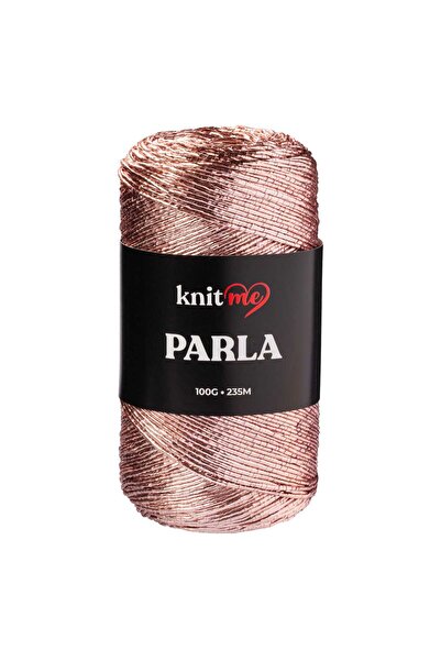 knitme Parla 100 Gram 235 Metre Simli İp - Paketleme İpi - Süs İpi