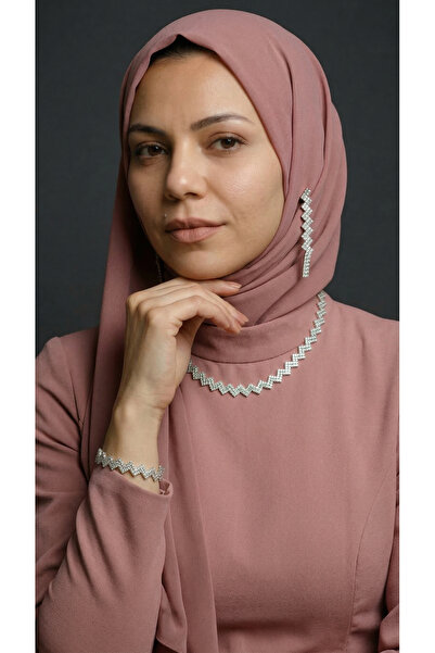 HUBANN Showy Crystal Stone Women's Jewelry Set Necklace Earrings Bracelet Bri...