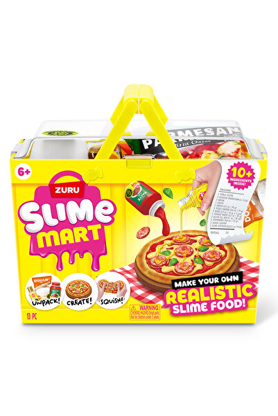 Noname Set de joaca cu slime seria Shopping Basket&minus; Pizza, Slime Ma...