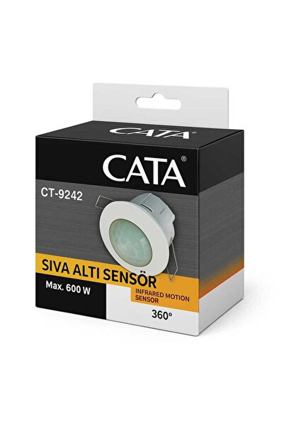 CT-9242 360 Derece Sıva Altı 600W Hareket Sensörü