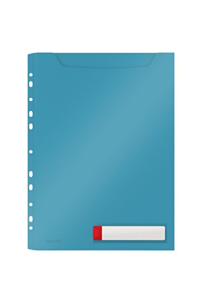 Leitz Cosy Jumbo Folder, PP, A4, 150 sheets, pre-perforated, with label, 3 pc...