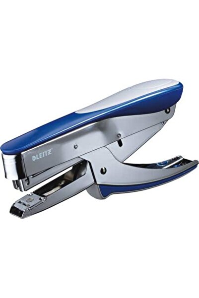 Leitz Capsator manual, 15 coli, capse nr. 10, Jumbo 5545 - albastru metalizat