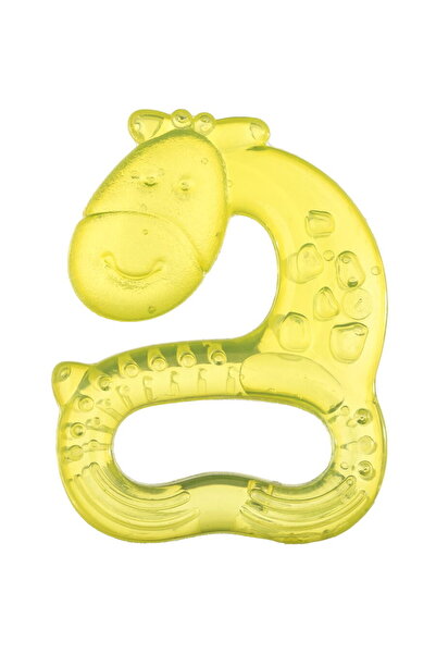 Akuku Jucărie răcoros de dentiție girafă galbenă