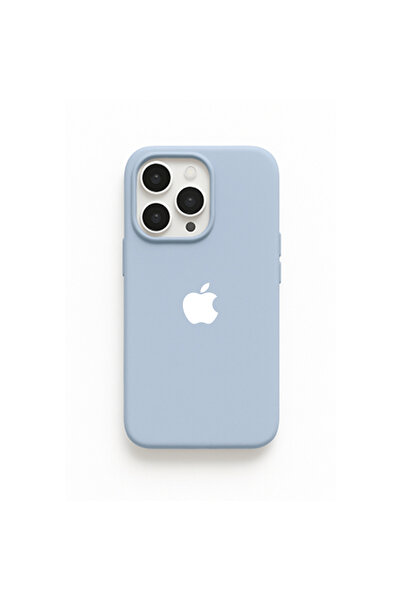 LivaLime iPhone 12 Pro Max Uyumlu Beyaz Logo Baskılı İçi kadife Lansman
