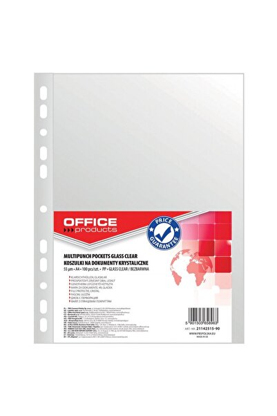 OFFICE products Folie de protecție a documentelor A4, 55 microni, 100 coli/se...