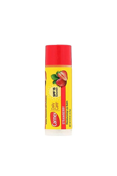 Carmex مرطب شفاه بنكهة الفراولة مع عامل حماية من الشمس SPF15