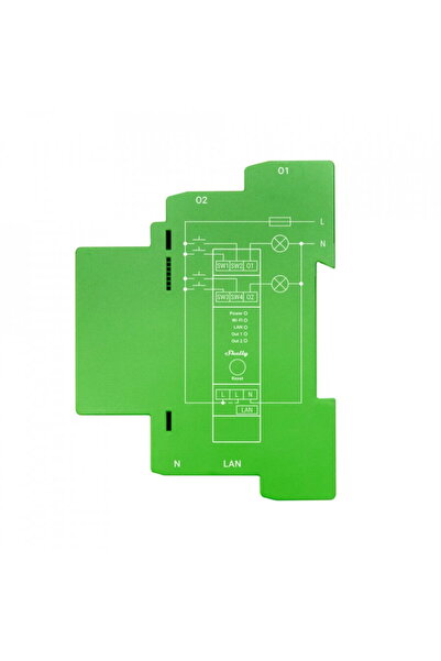 Shelly PRO Dimmer 2PM, 200 W, Bluetooth 4.2, Green
