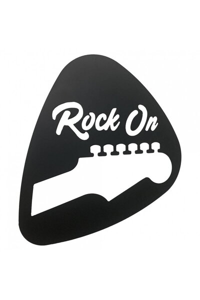 Vivatechnix Decoratiune perete Krodesign Rock On, diametru 60 cm, negru