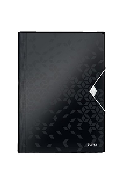 Leitz Dosar de proiecte WOW, PP, A4, 250 de coli, negru