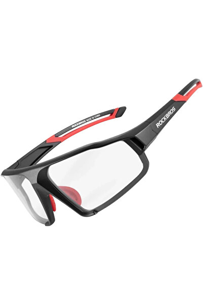 ROCKBROS Ochelari de ciclism fotocromatici UV400 SP216BK - negri și roșii