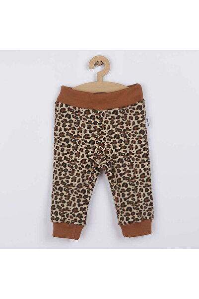 Nicol Pantaloni de trening din bumbac pentru bebeluși Mia maro, mărimea 56 (0...