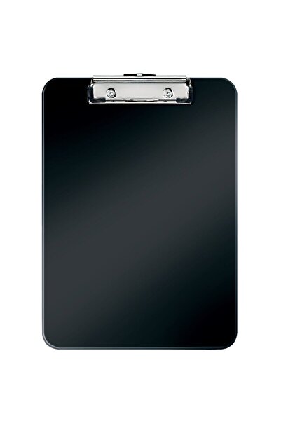 Leitz Clipboard WOW, simplu, PS, A4, 100 de coli, negru