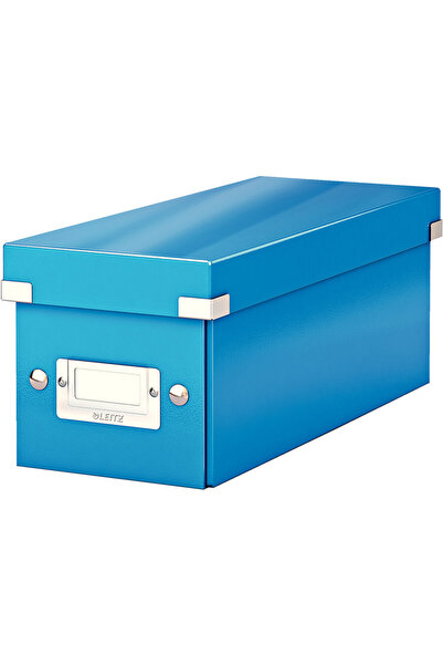 Leitz WOW Click & Store Storage Box, Laminated Cardboard, Foldable, with Lid,...