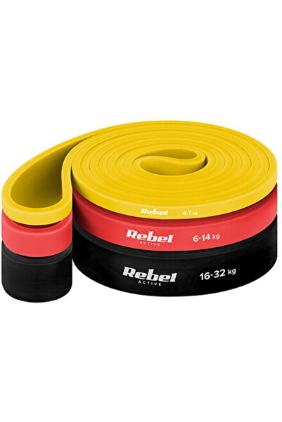 Rebel Set de 3 benzi de antrenament Power Bands 4-32 KG Active