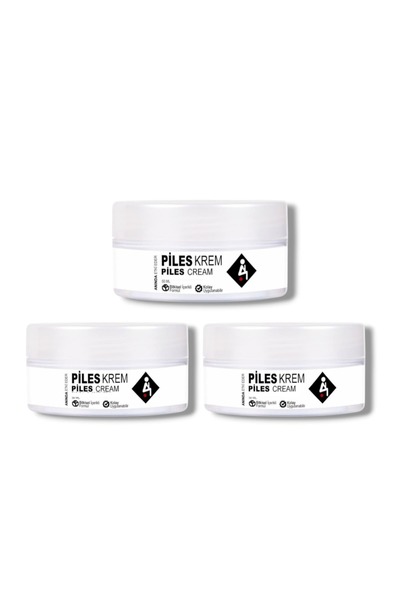 Zenvia Store Piles Bitkisel İçerikli Rahatlatıcı Bakım Kremi 50 ml - 3 Adet