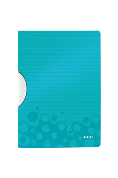 Leitz Wow ColorClip clip folder, PP - metallic turquoise