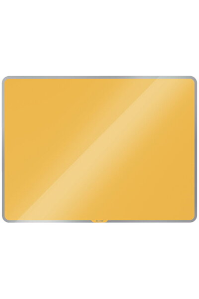 Leitz Cosy Board, glass, magnetic, 80x60 cm, marker included, amber yellow