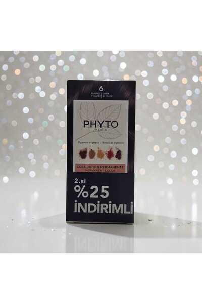 Phyto PhytoColor 6 Dark Blonde Saç Boyası - 2'li Avantaj Paketi