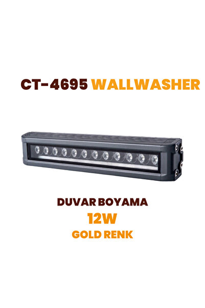 Cata 12 Watt Gold serisi Wallwasher 30 Cm Duvar boyama