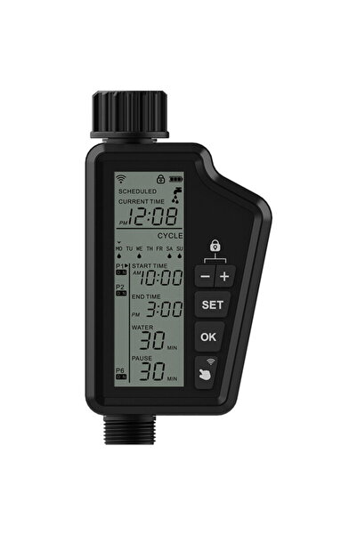 Avatto SWT60-EU, 6 programs, 2.4 GHz, Black