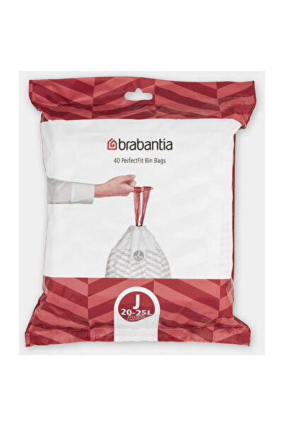 Brabantia PerfectFit Bin Liner Type J 20-25 L, 40 Bags