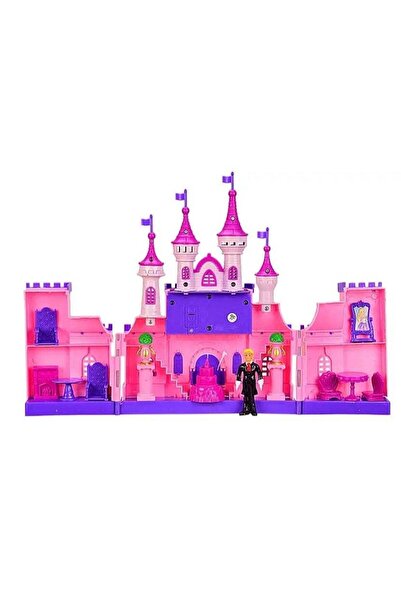 AZOZ MERCHLY قلعة الدمى مع الدمى وملحقاتها