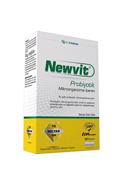 Rcfarma Newvit Probiyotik 30 Kapsül - Yeni Ambalajında
