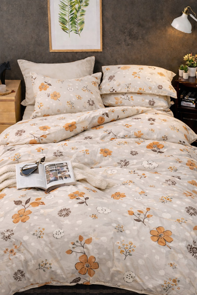 conzaliza Double Elastic Sheet Duvet Cover Set