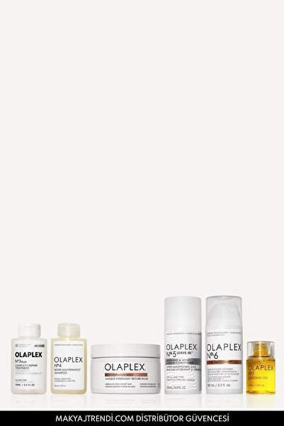 Olaplex Complete Hair Repair System Set -Kalın ve Orta Telli Saçlar İçin Komp...