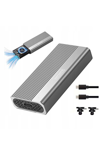 zenwire Rack extern Zenwire® M280U4C, Carcasa SSD M.2 NVMe PCIe, USB-C 4.0/Th...