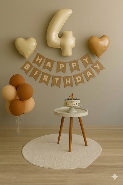 ÇITIPITISTORE Set de petrecere cu baloane din folie în formă de inimă, în ton...