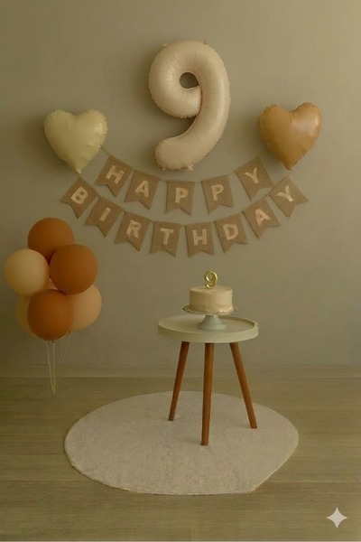 ÇITIPITISTORE Set de petrecere cu baloane din folie în formă de inimă, în ton...