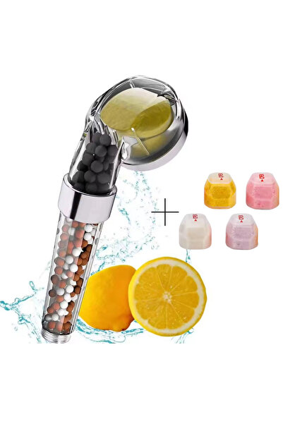 OneLucero Set de cap de duș premium cu vitamina C