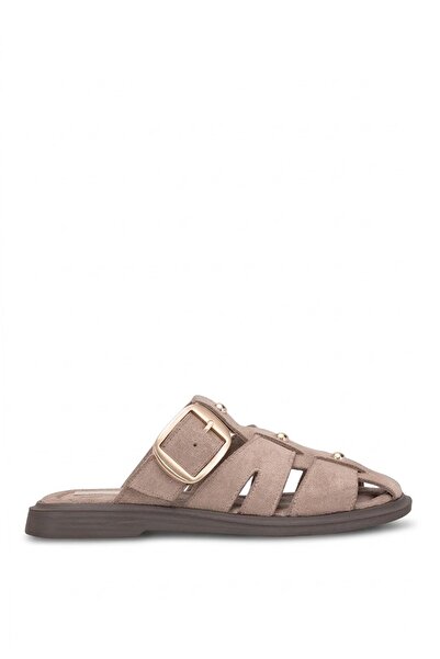 Ayakkabı Fuarı Elit Pm183 K282 Women's Flat Slipper Mink