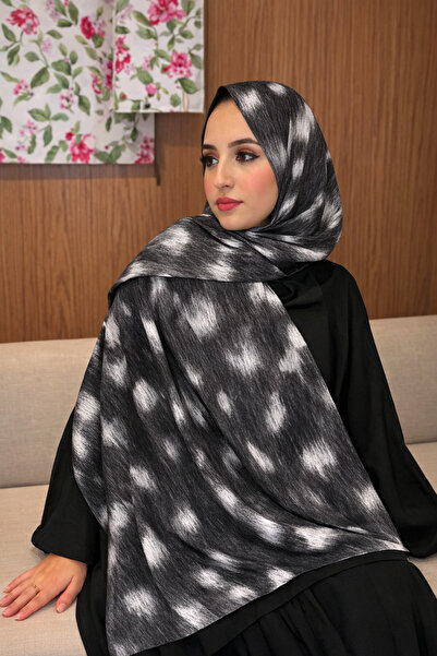 Aden Noor Ceylan Desen Pamuk Şal