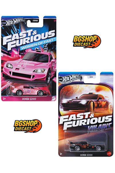 HOT WHEELS Women of Fast - Honda S2000 (Suki) - Fast & Furious Villains - Hon...