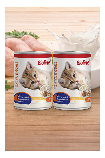 Biolink Premium wet cat food with chicken and milk flavor - natural ingredien...