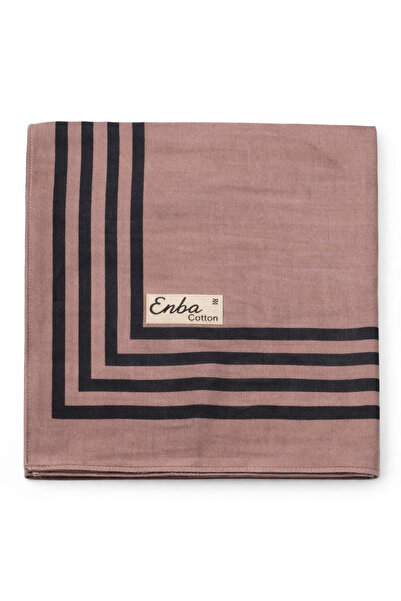 mim eşarp Enba Soft Βαμβάκι σειρές Κασκόλ Με σχέδιο - 95x95 εκ.