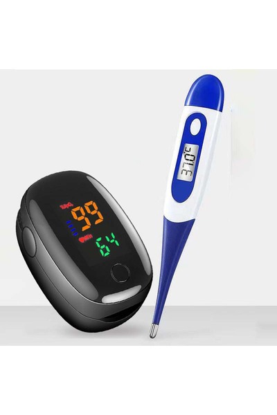 Choice1 Soft Head Pulse Oximeter Finger Clip Pulse Thermometer Electronic Sof...