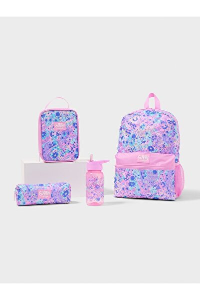 SMIGGLE Giggle 4-Piece School Set – Backpack Lunch Boxes, Bag Snack Boxes, Pe...